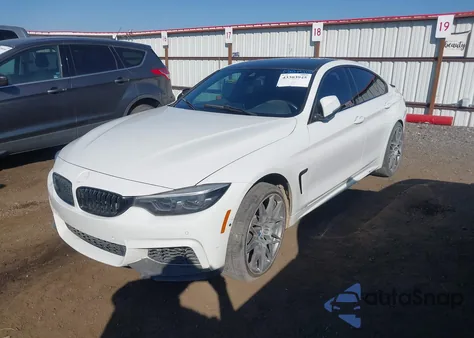 2019 BMW 440I Gran Coupe xDrive from USA, damaged, VIN WBA4J7C59KBM75651